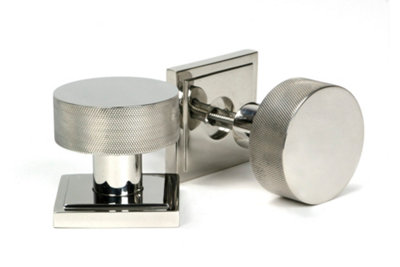 From The Anvil Polished Marine Ss (316) Brompton Mortice/rim Knob Set (Square) from B&Q