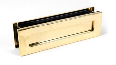 From The Anvil Polished Brass Traditional Letterbox from B&Q