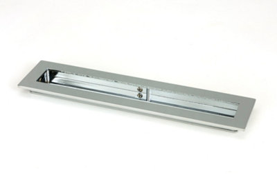 From The Anvil Polished Chrome 250mm Plain Rectangular Pull from B&Q
