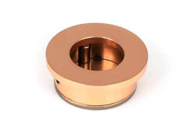  - From The Anvil Polished Bronze 34mm Round Finger Edge Pull