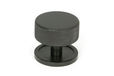 From The Anvil Aged Bronze Brompton Cabinet Knob38mm (Plain) from B&Q