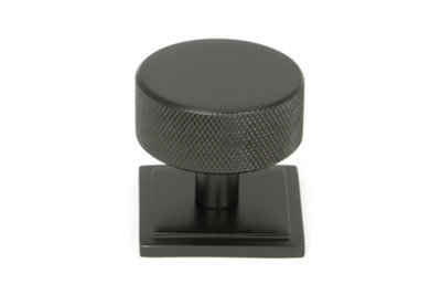 From The Anvil Aged Bronze Brompton Cabinet Knob38mm (Square) from B&Q