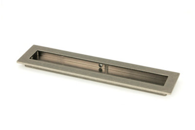 From The Anvil Pewter 250mm Plain Rectangular Pull from B&Q