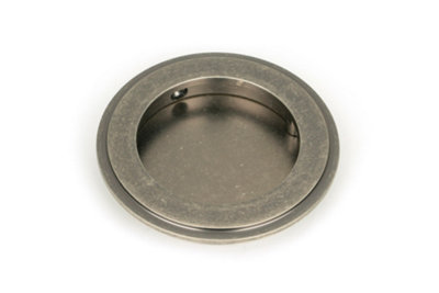 B&Q -  Pewter 75mm Art Deco Round Pull