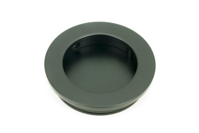 From The Anvil Matt Black 60mm Plain Round Pull from B&Q