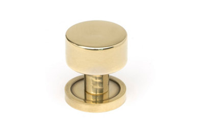 From The Anvil Aged Brass Kelso Cabinet Knob25mm (Plain) from B&Q
