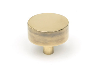 From The Anvil Aged Brass Kelso Cabinet Knob38mm (No Rose) from B&Q