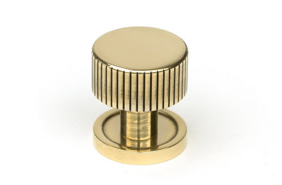 From The Anvil Aged Brass Judd Cabinet Knob25mm (Plain) from B&Q