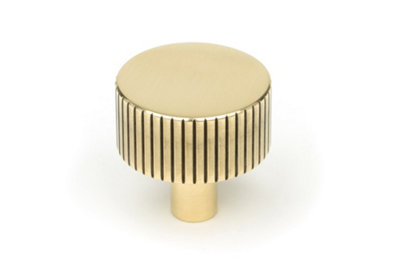 From The Anvil Aged Brass Judd Cabinet Knob32mm (No Rose) from B&Q
