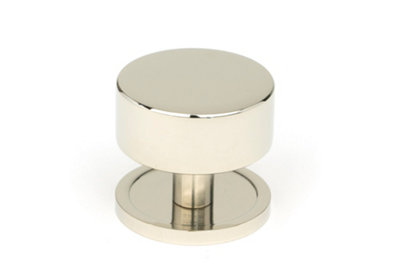 From The Anvil Polished Nickel Kelso Cabinet Knob38mm (Plain) from B&Q