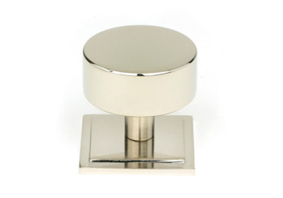 From The Anvil Polished Nickel Kelso Cabinet Knob38mm (Square) from B&Q