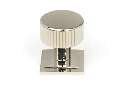 From The Anvil Polished Nickel Judd Cabinet Knob25mm (Plain) from B&Q