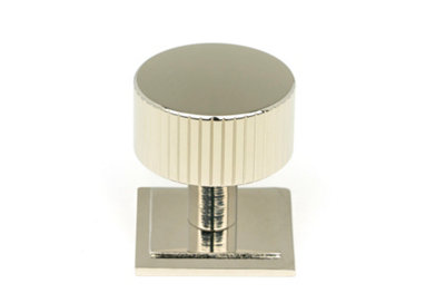 From The Anvil Polished Nickel Judd Cabinet Knob32mm (Square) from B&Q