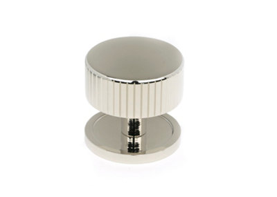 From The Anvil Polished Nickel Judd Cabinet Knob38mm (Plain) from B&Q