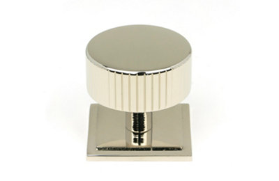 From The Anvil Polished Nickel Judd Cabinet Knob38mm (Square) from B&Q