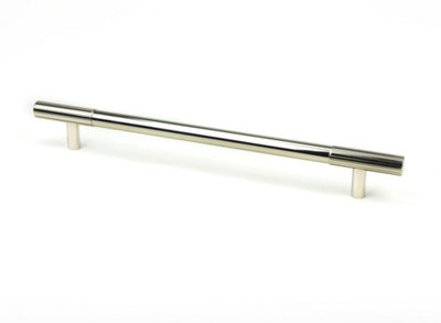 From The Anvil Polished Nickel Judd Pull HandleLarge from B&Q