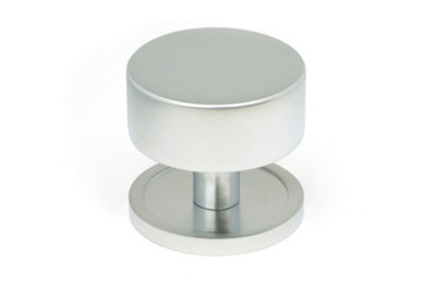 From The Anvil Satin Chrome Kelso Cabinet Knob38mm (Plain) from B&Q