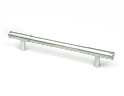 From The Anvil Satin Chrome Kelso Pull HandleMedium from B&Q