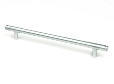 From The Anvil Satin Chrome Kelso Pull HandleLarge from B&Q