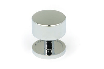 From The Anvil Polished Chrome Kelso Cabinet Knob32mm (Plain) from B&Q