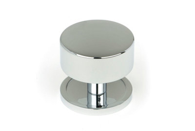 From The Anvil Polished Chrome Kelso Cabinet Knob38mm (Plain) from B&Q