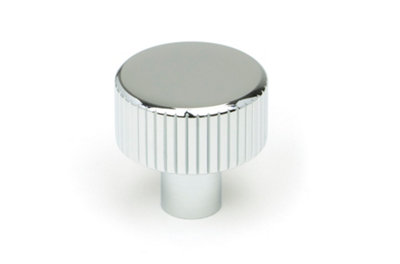 From The Anvil Polished Chrome Judd Cabinet Knob25mm (No Rose) from B&Q