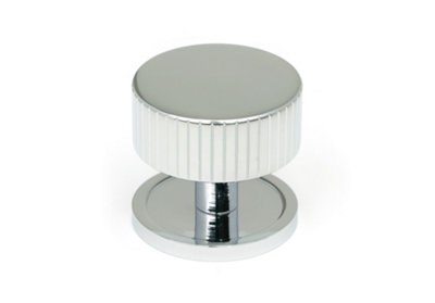 From The Anvil Polished Chrome Judd Cabinet Knob38mm (Plain) from B&Q