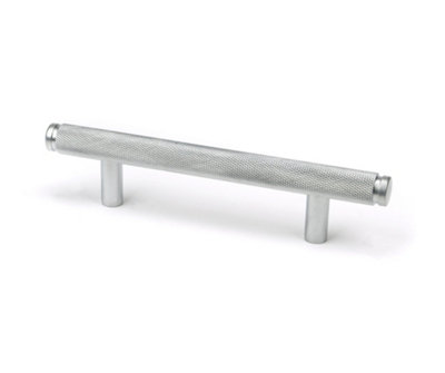 From The Anvil Satin Chrome Full Brompton Pull HandleSmall from B&Q