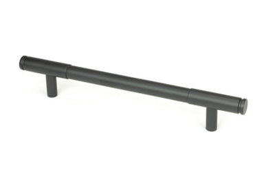 From The Anvil Matt Black Kelso Pull HandleMedium from B&Q