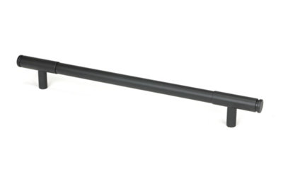 From The Anvil Matt Black Kelso Pull HandleLarge from B&Q