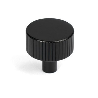 From The Anvil Matt Black Judd Cabinet Knob32mm (No Rose) from B&Q