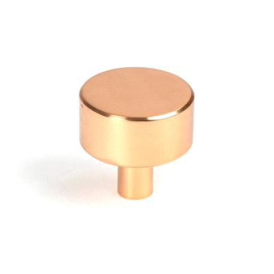 From The Anvil Polished Bronze Kelso Cabinet Knob32mm (No Rose) from B&Q