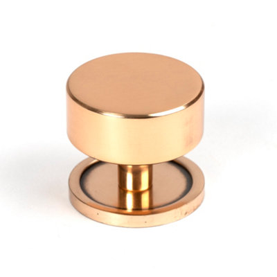 From The Anvil Polished Bronze Kelso Cabinet Knob38mm (Plain) from B&Q