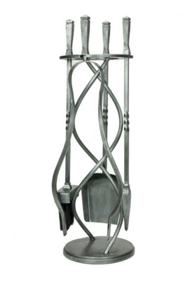 B&Q -  Pewter Spiral Companion SetAvon Tools