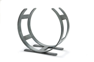 B&Q -  Pewter Curved Log HolderSmall