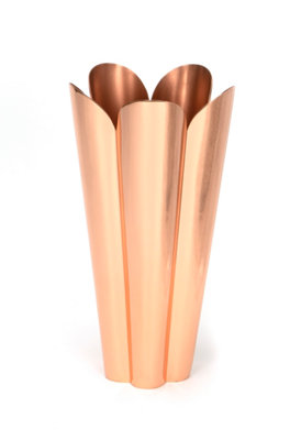 From The Anvil Smooth Copper Flora Vase from B&Q