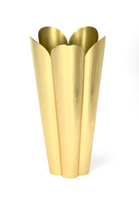 From The Anvil Smooth Brass Flora Vase from B&Q