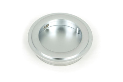 B&Q -  Satin Chrome 60mm Art Deco Round Pull