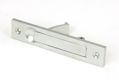 From The Anvil Satin Chrome 125mm X 25mm Edge Pull from B&Q