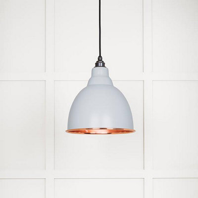 From the Anvil Smooth Copper Brindley Pendant In Birch from B&Q
