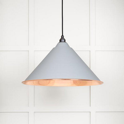 From the Anvil Smooth Copper Hockley Pendant In Birch from B&Q