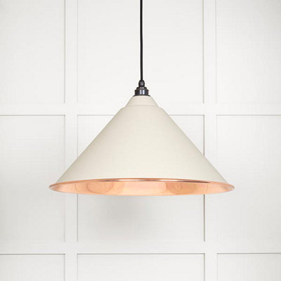 From the Anvil Smooth Copper Hockley Pendant In Teasel from B&Q