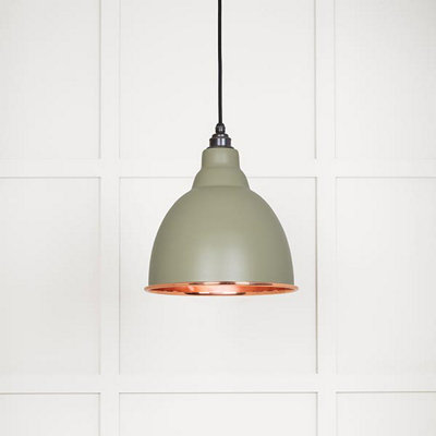 From the Anvil Smooth Copper Brindley Pendant In Tump from B&Q