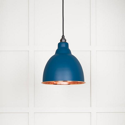 From the Anvil Smooth Copper Brindley Pendant In Upstream from B&Q