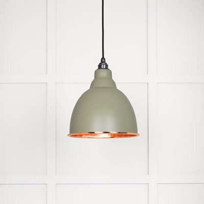 From the Anvil Hammered Copper Brindley Pendant In Tump from B&Q