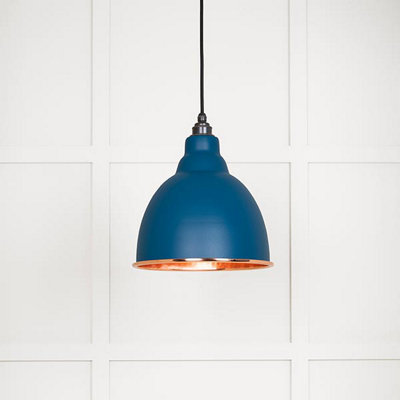 From the Anvil Hammered Copper Brindley Pendant In Upstream from B&Q