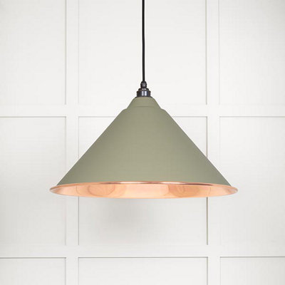 From the Anvil Smooth Copper Hockley Pendant In Tump from B&Q