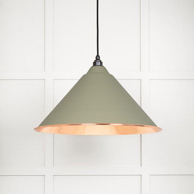 From the Anvil Hammered Copper Hockley Pendant In Tump from B&Q