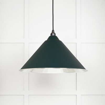 From the Anvil Smooth Nickel Hockley Pendant In Dingle from B&Q