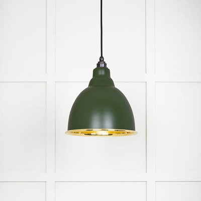 From the Anvil Smooth Brass Brindley Pendant In Heath from B&Q